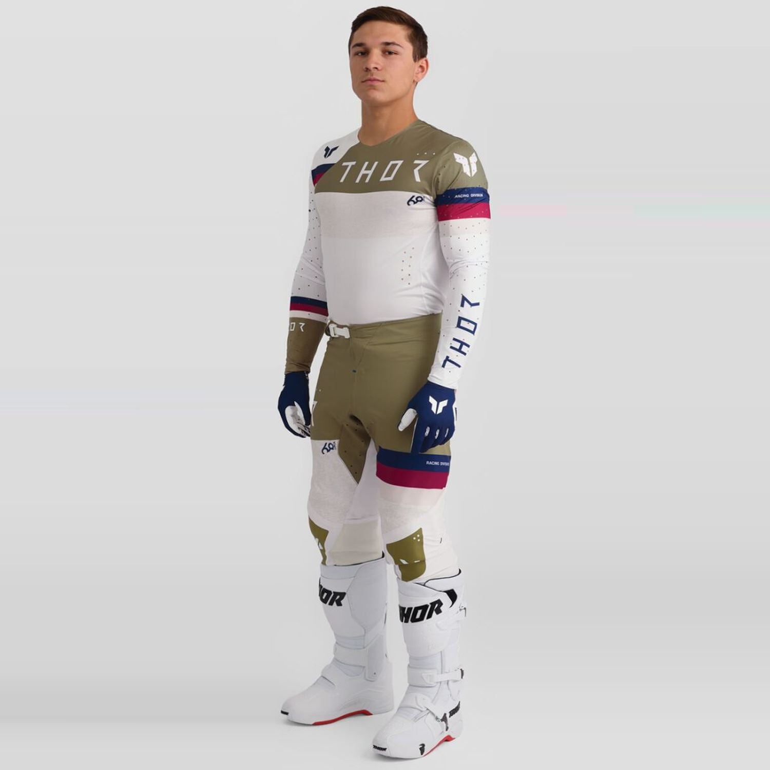 Thor 2026 Sportmode League White Copper MX Combo Kit